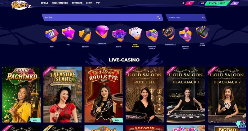 Mr Pacho Online Casino Schweiz - Echtgeld spielen auf deinem Handy